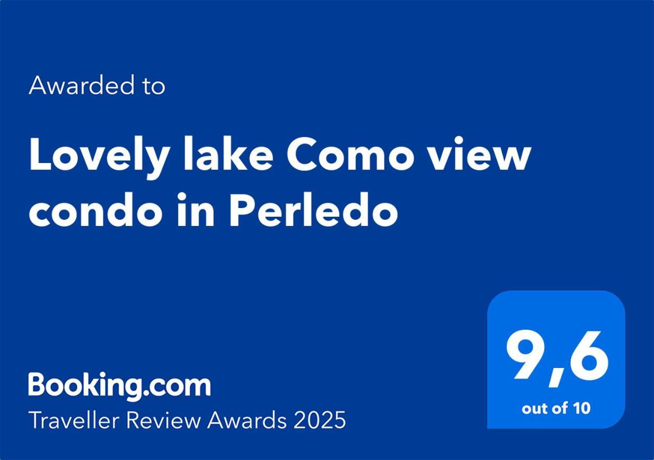 Romantic Lake Como Escape With View Perledo Eksteriør billede